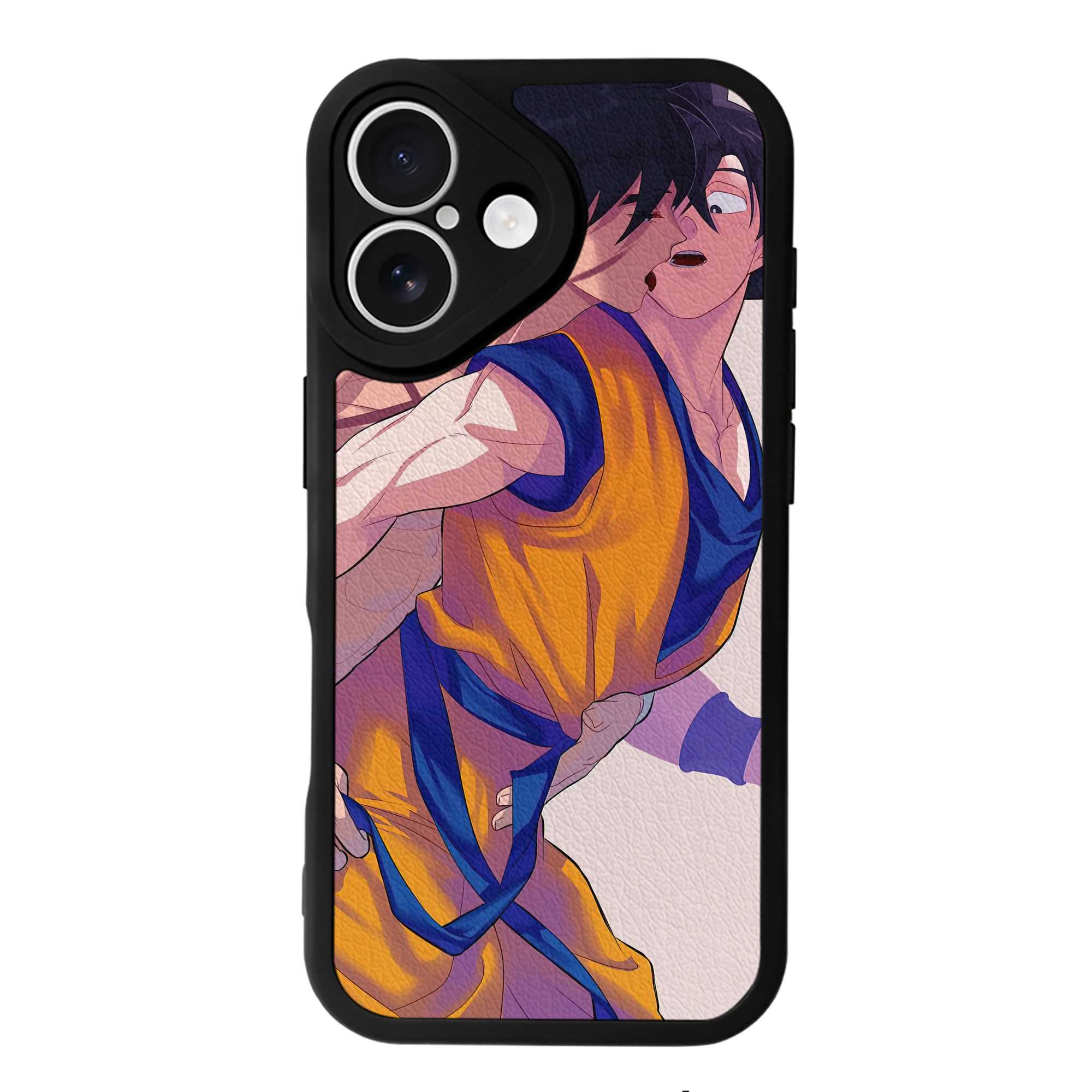（画像用） ドラゴンボール DRAGON BALL 【iPhone 16シリーズ対応】シリコンスマホケース（レザー調） 材質：シリコン